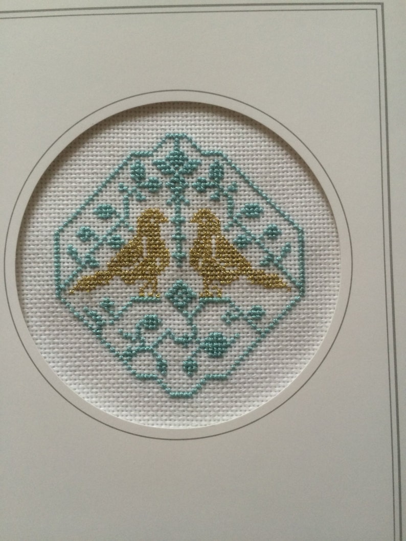 CUSTOM Embroidered Anniversary Card