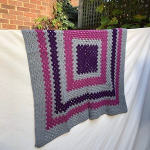 Small Hand Crocheted Blanket