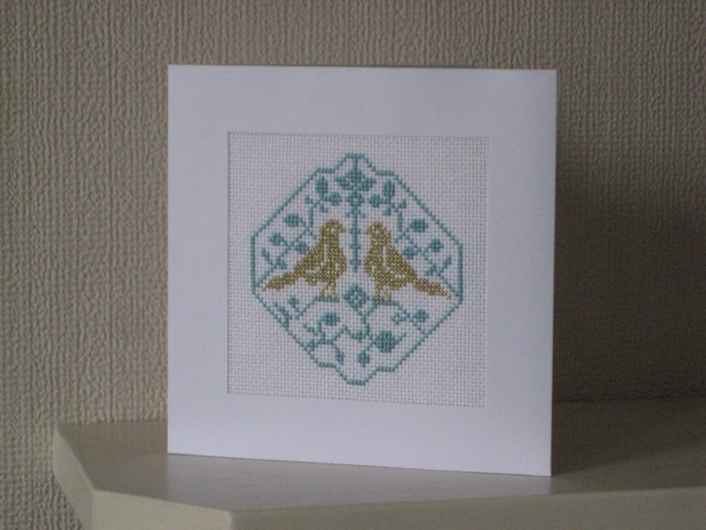 CUSTOM Embroidered Anniversary Card