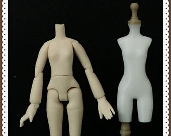 BJD SD17 SD13 SD10 MSD Dimensional cutting pin height adjustable Doll mannequin