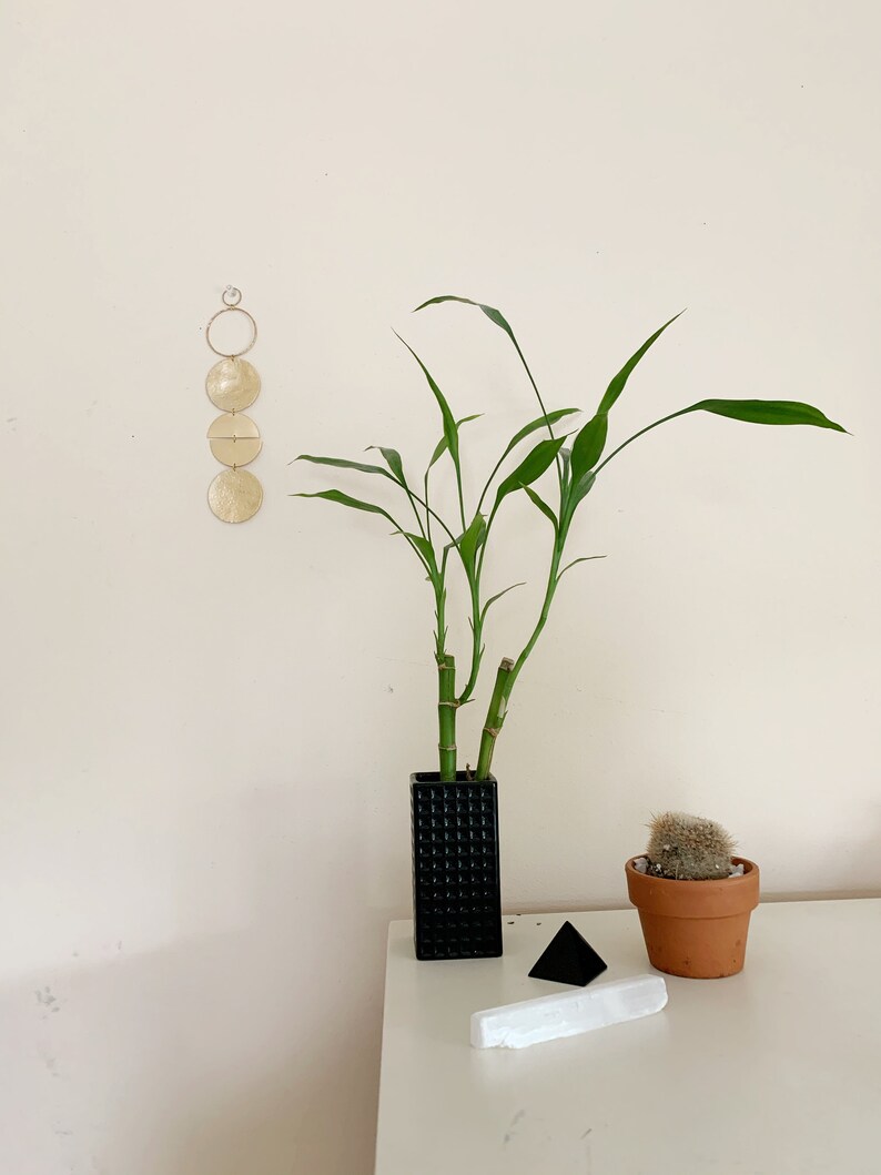 Geometric Circle Wall Hanging Geometric Wall Hanging Brass Etsy