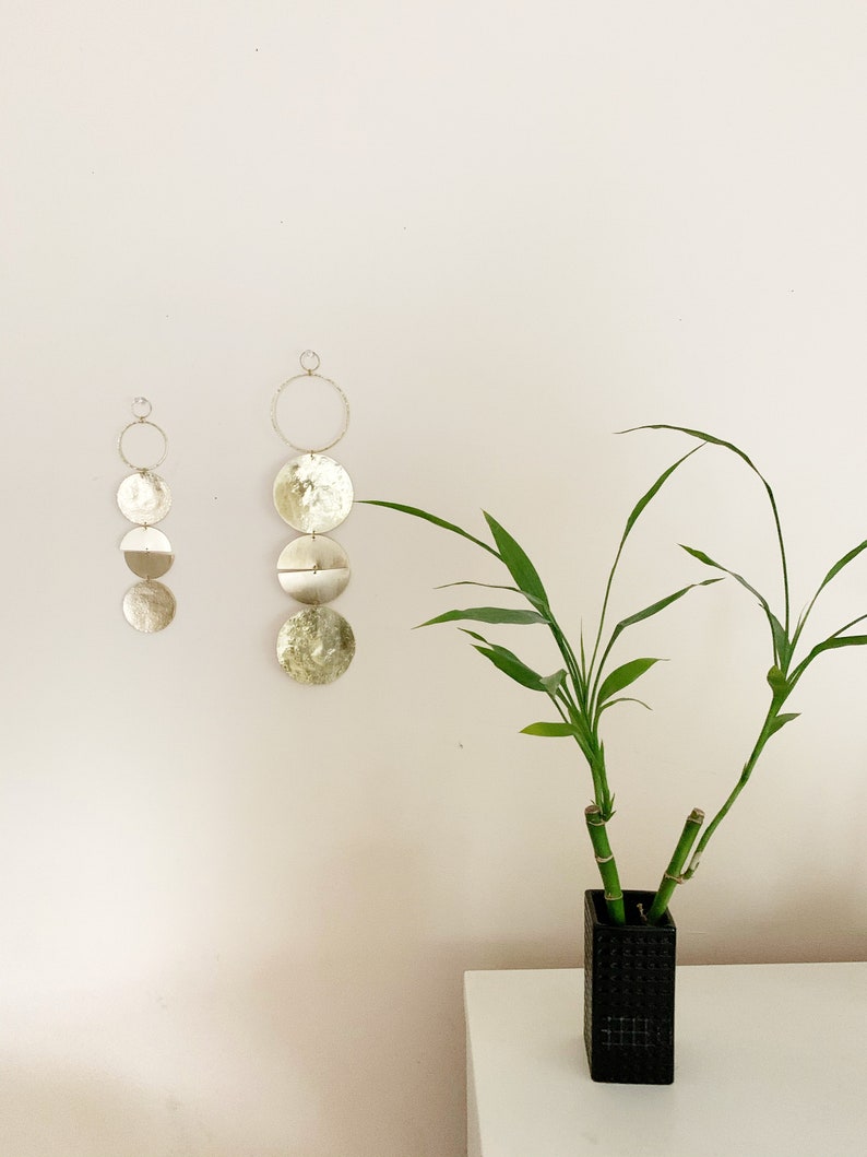 Geometric Circle Wall Hanging Geometric Wall Hanging Brass Etsy