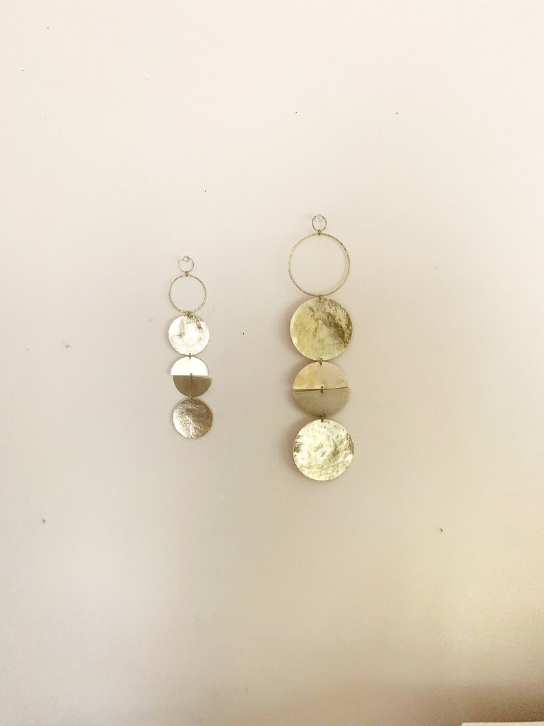 Geometric Circle Wall Hanging Geometric Wall Hanging Brass Etsy