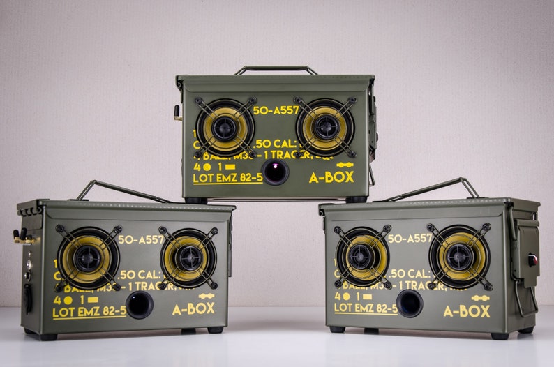 Original Ammo Can BoomBox Bluetooth Speakers THODIO A-BOX™ .50 CAL image 8