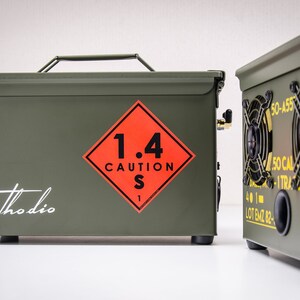 Original Ammo Can BoomBox Bluetooth Speakers THODIO A-BOX™ .50 CAL image 4