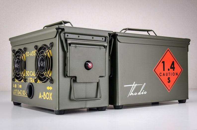 Original Ammo Can BoomBox Bluetooth Speakers THODIO A-BOX™ .50 CAL image 10