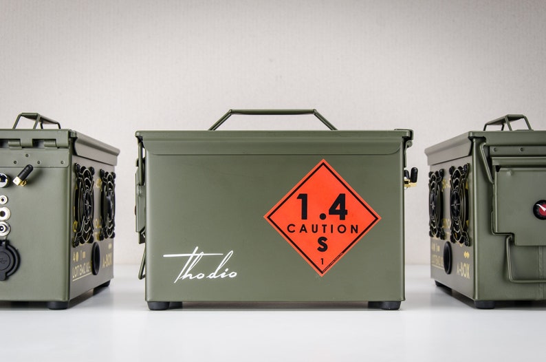 Original Ammo Can BoomBox Bluetooth Speakers THODIO A-BOX™ .50 CAL image 7