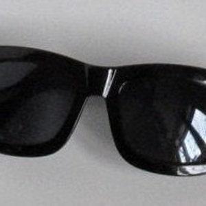 Black Vintage Retro Hip Hop Chunky Sunglasses