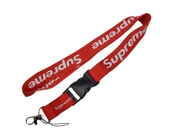 supreme key lanyard