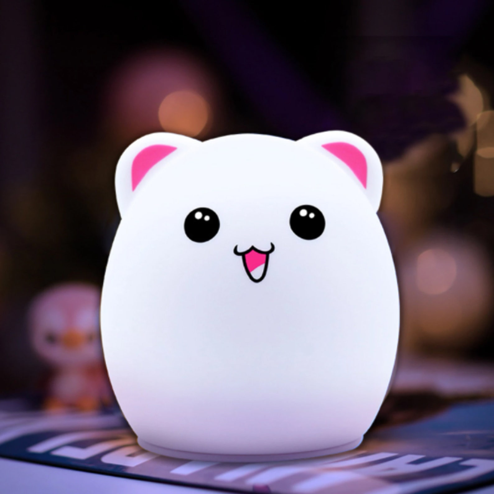 Cute Desk Lamp MultiColor Monochrome LED Light Squishy Etsy