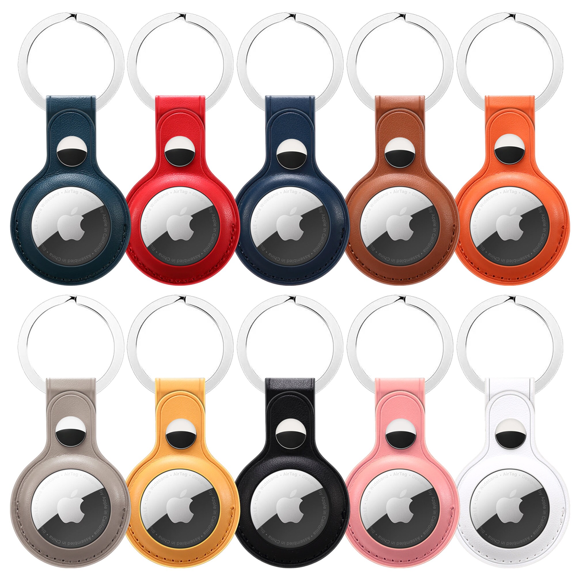 Airtag Case Holder for Apple Airtag PU Leather Multiple Etsy