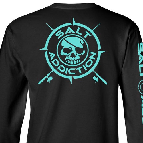 Salt Grown Saltwater Microfiber Uv Long Sleeve Fishing T Shirt Etsy
