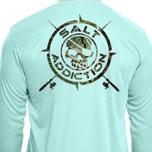 Salt Addiction Fishing T-Shirt – For Men Who Live For Saltwater, Permit, And Flats Fishing