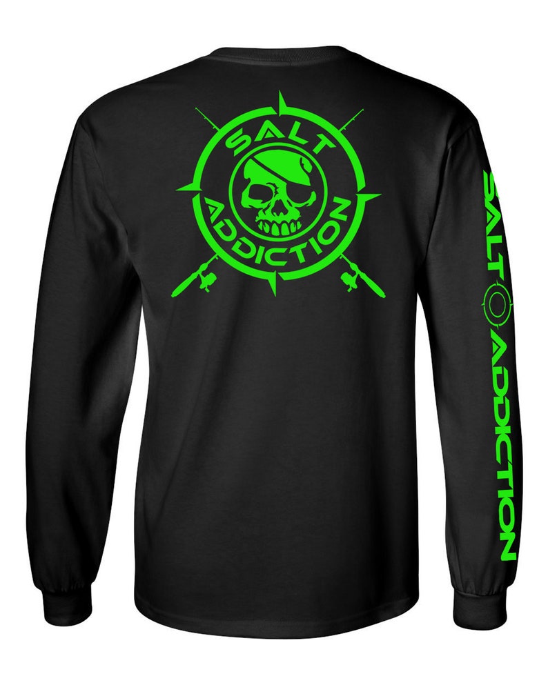 T Shirt Da Pesca T-shirt Pesca Acqua Salata Manica Lunga Pesce Vela