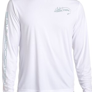Salt Addiction t shirt microfiber island long sleeve tiki keys vibe 50+ uv