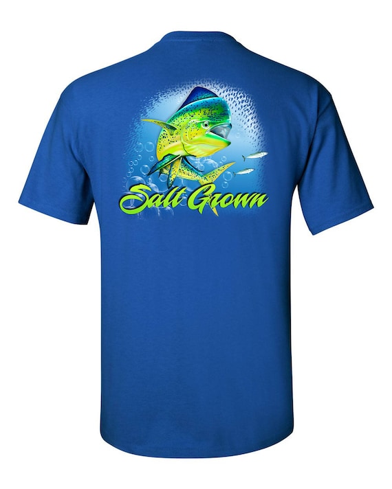Salt Grown short sleeve saltwater ocean fishing t shirt | Etsy