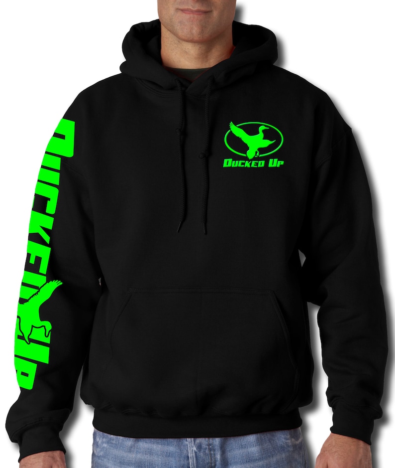 Ducked up Brand Hoodie Duck Hunting Apparel,hunting Hoodie Etsy