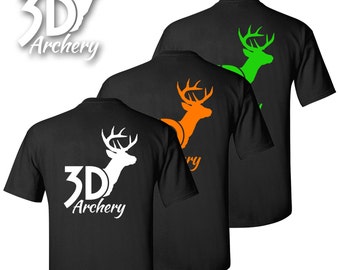 Gametrax Outdoors Bowhunting t shirt,compound bow,kisser,buck,Archery,deer,3d 