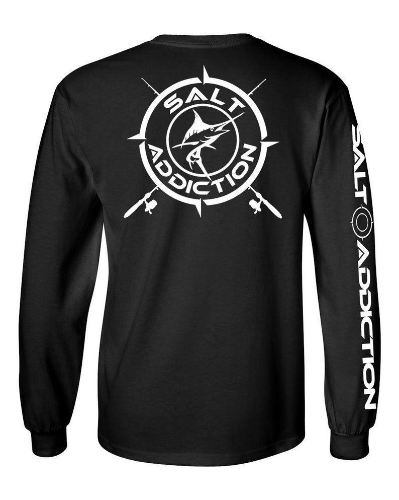T-shirt Salt Addiction Beach - Motif Océan, Palmiers, Blanc 100% Coton