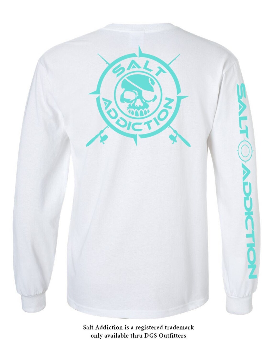 Salt Addiction T Shirt Offshore Marlin Microfiber Fishing Long Sleeve 30 Upf Uv - Foto 3