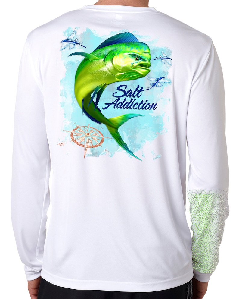 T-shirt Manches Longues Salt Addiction Pêche Octopus - Motif Pêche, 100% Coton, Neuf Avec étiquettes