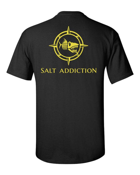 Salt Addiction long sleeve saltwater fishing t shirt Fish bones life flats
