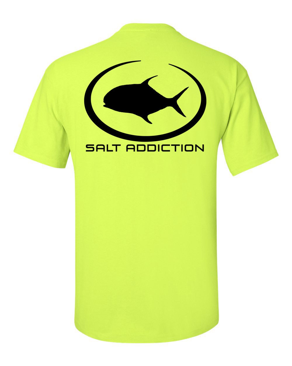 Salt Addiction Logo T Shirt,permit Fishing,fish,ocean,saltwater