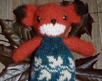 Knitted toy - Mrs Fox Pattern