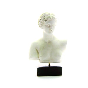 Bust of  Aphrodite Goddess of love Cast of stone    , Copy from Louvre museum