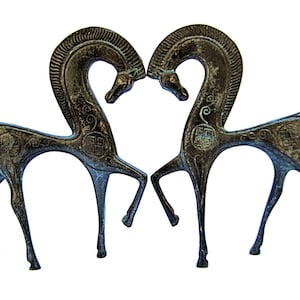 Bronze Sculpture , Gift ideas ,Bronze Horse Art Statue from Ancient Greece, Esty , Greek art, Museum Copy
