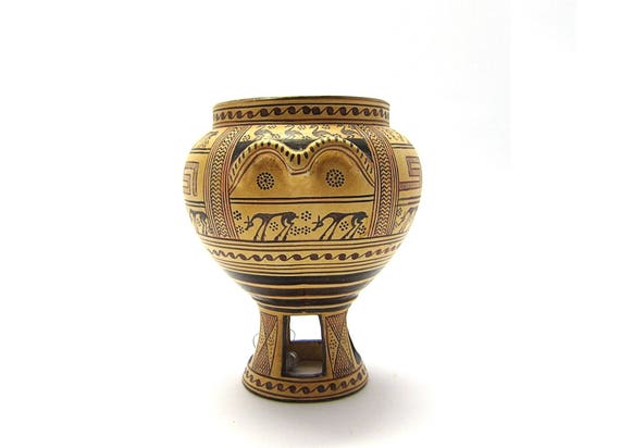 Greek Vase Geometric Krater Reproduction From National Etsy