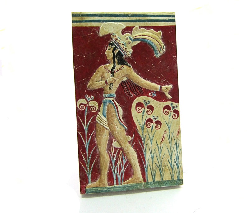 B I G Frescoes of the Prince of the Lilies Fresco From Phaistos