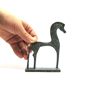 Bronze Horse Art Statue from Ancient Greece, Esty , Greek art, Museum Copy