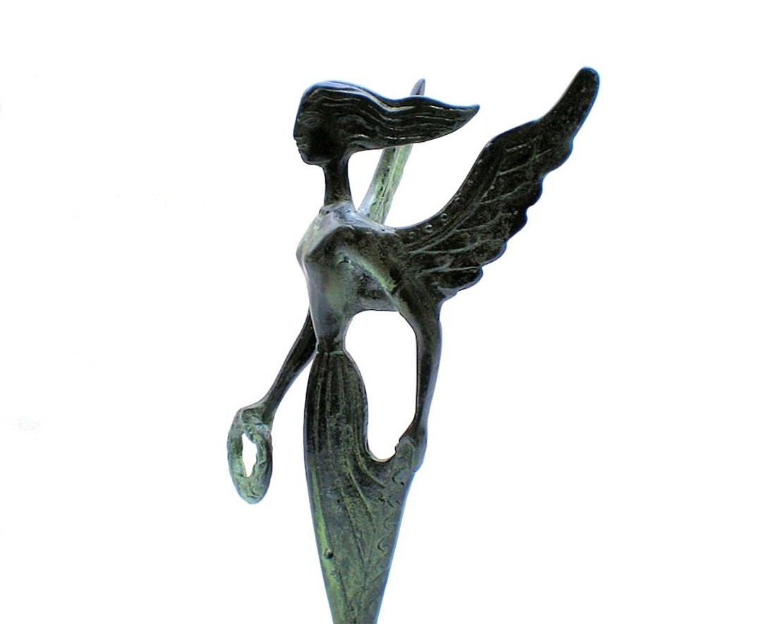 Diosa de Bronce Nike Victoria Escultura de bronce griega - Etsy España