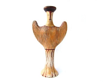 Mycenaean idol of Psi ( Ψ ) , Greek museum copy , Primitive neolithic civilization