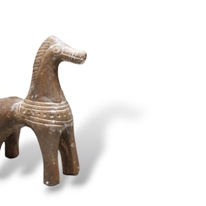 Griechisches Pferd , griechische Skulptur Geometrisch , Clay Pferd