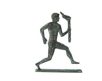 Bronze Sculpture , Marathon runner  from Ancient Greece, Greek Sculpture , Hand Made sculpture.