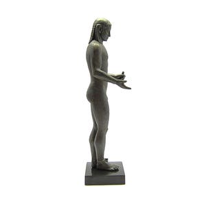 Apollo from Peiraius museum Verdigris effect of Greek resin casting statue , Museum quality art Greek sculpture image 4