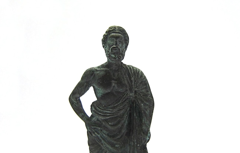 Statue en bronze d'Asklepios Dieu de la médecine Copie - Etsy France