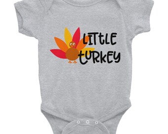 Little Turkey Onesie Infant Bodysuit
