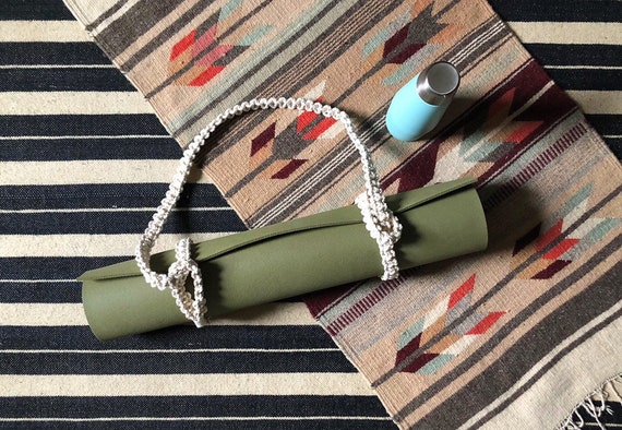 Macrame Yoga Mat Carrying Strap Etsy