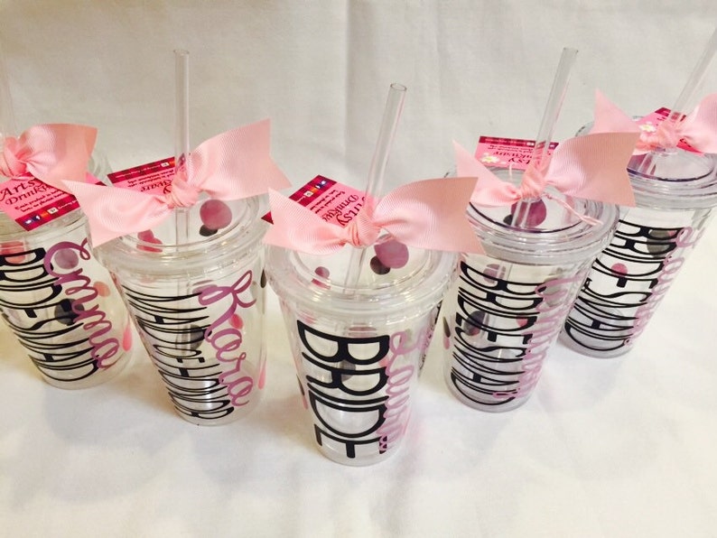 1 Bridal Party Tumbler Bridal Party Gift Bachelorette Party Etsy