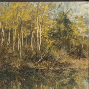 Original Oil Painting,Landscape Painting,Oil on Panel,Contemporary Landscape,Impressionist Landscape,Nature Art,Summer Colors,2020-0103