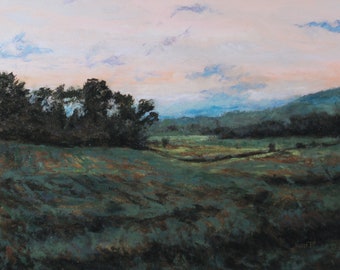 Original Oil Painting,Landscape Painting,Oil on Panel,Tonalist Landscape,Impressionist Landscape,Nature Inspired,Gregory Arnett,2009-0116