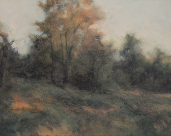 Landscape Painting,Oil on Panel,Tonalist Landscape,Contemporary Landscape,Impressionist Landscape,Nature Art,Landscape Painting,2009-0106