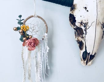 Handgemachter Traumfänger, Rückspiegelornament