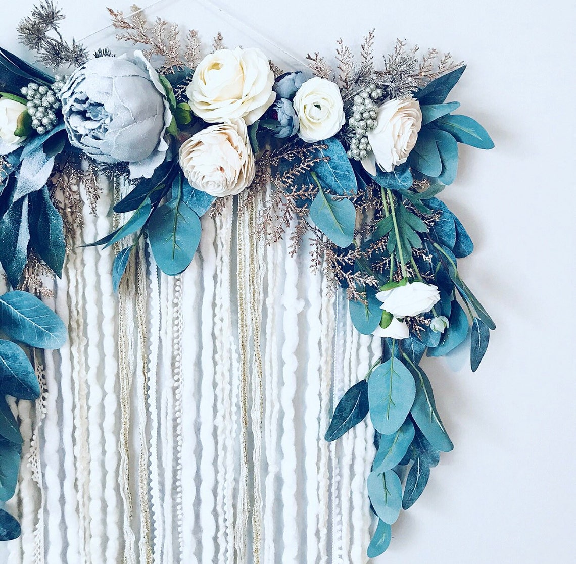 Floral Wall Art Floral Wall Hanging Floral Nursery Decor Etsy