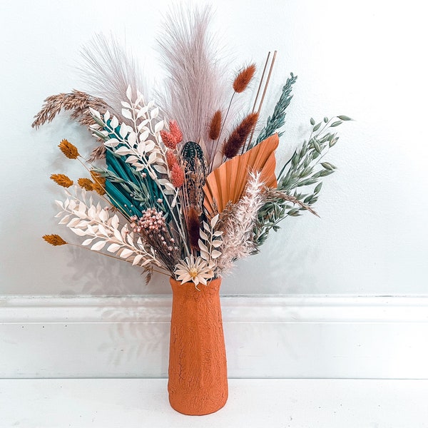 Dried Floral Arrangement Etsy