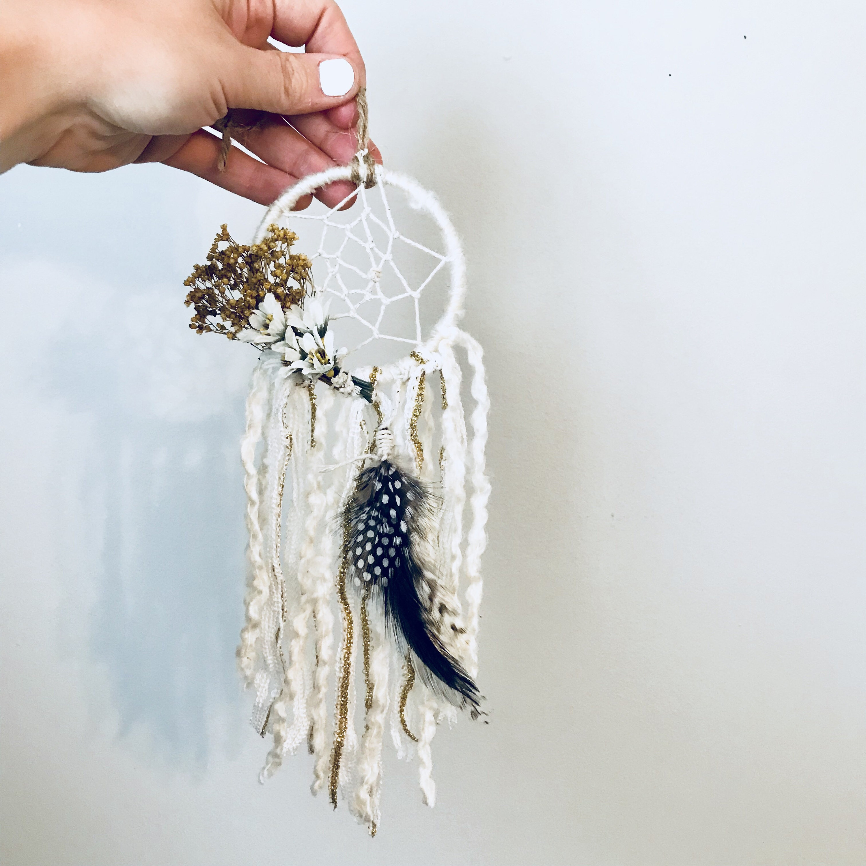 Mini Dream catcher Dreamcatcher Small Dream catcher Rear Etsy