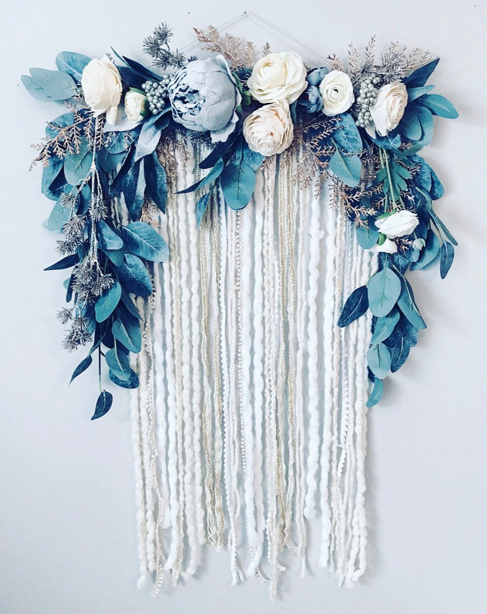 Floral Wall Art Floral Wall Hanging Floral Nursery Decor Etsy